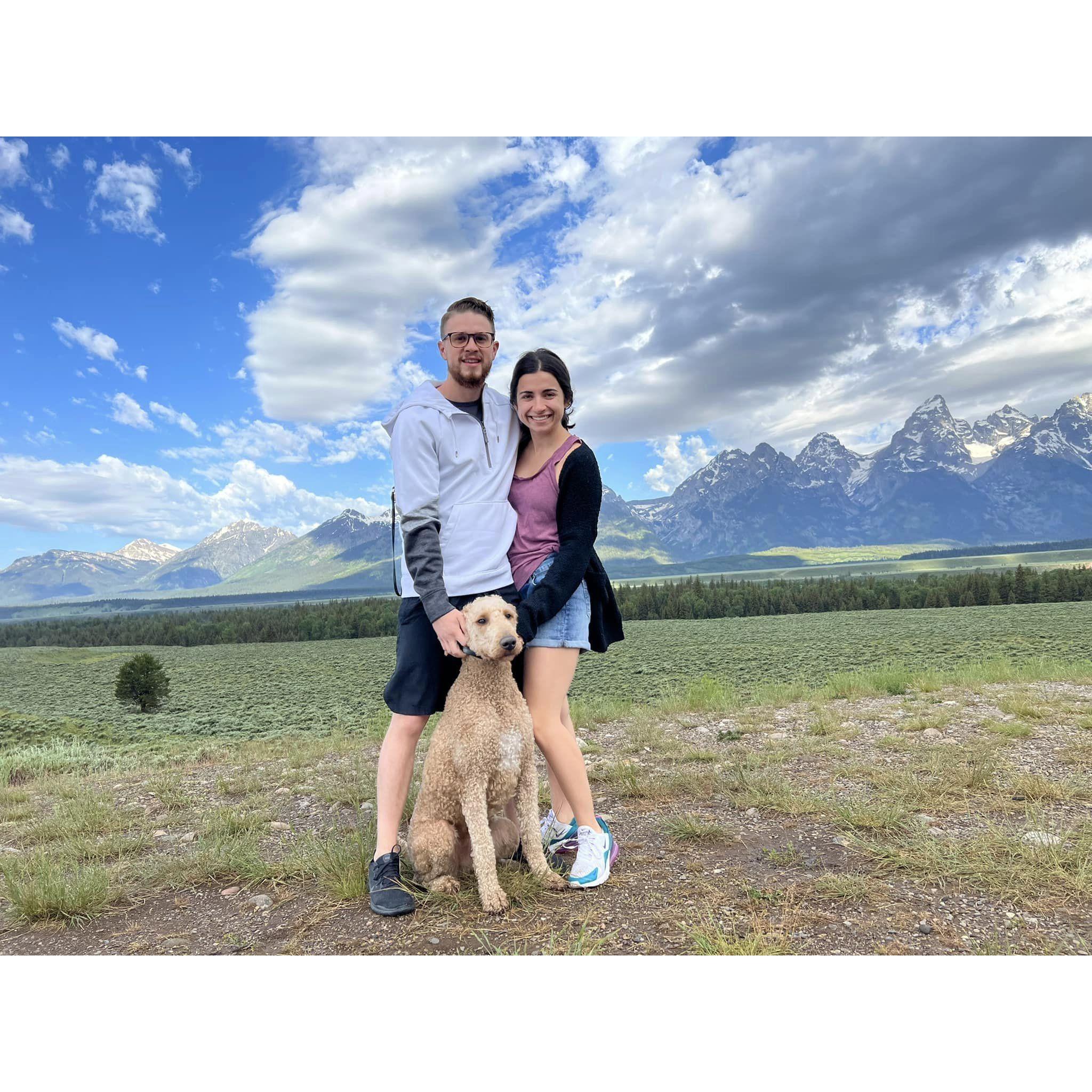 Our first time at the Grand Teton National Park in July of 2022 and of course we had to include our dog, Murray.