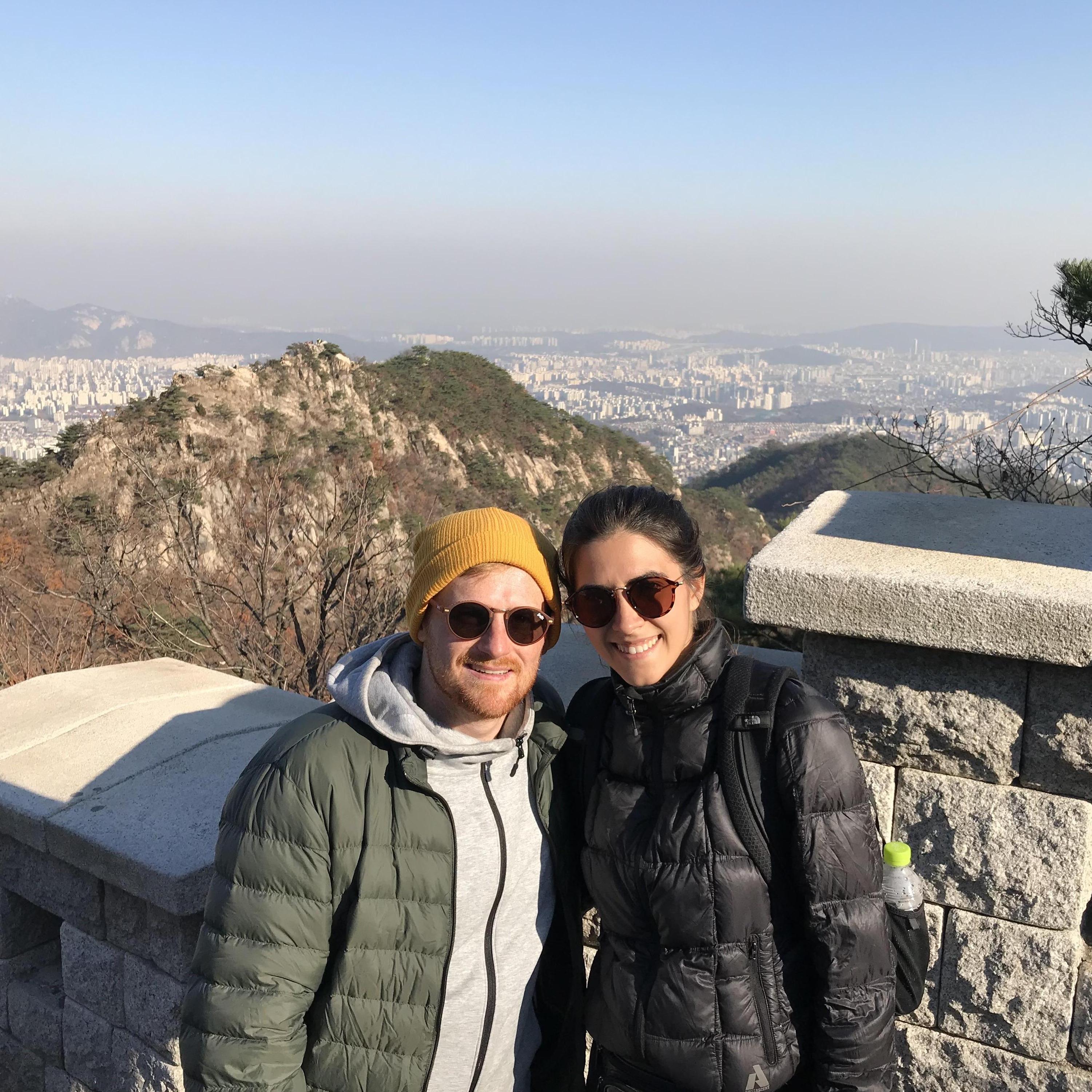 Beautiful hike in Seoul, South Korea