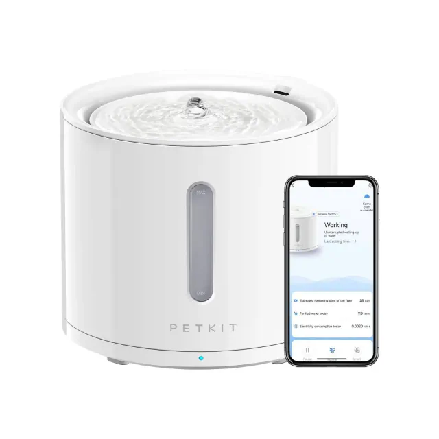 PETKIT 2L Eversweet Solo 2 Dog and Cat Water Fountain with Wireless Pump