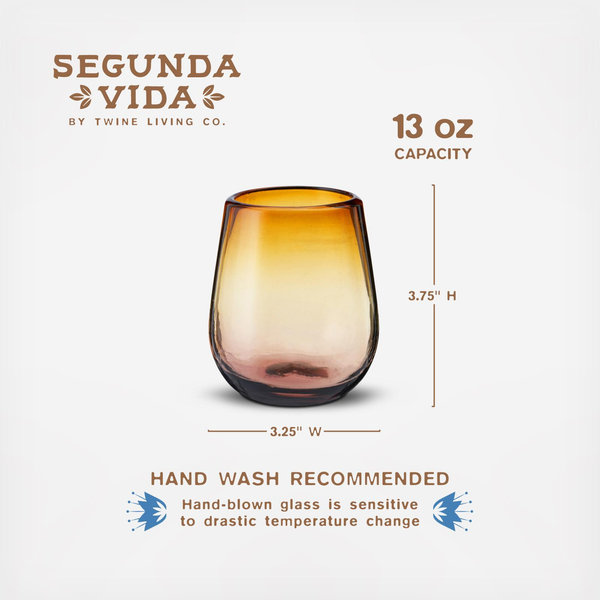 Twine Segunda Vida El Ocaso Wine Glass - Thumbnail 4