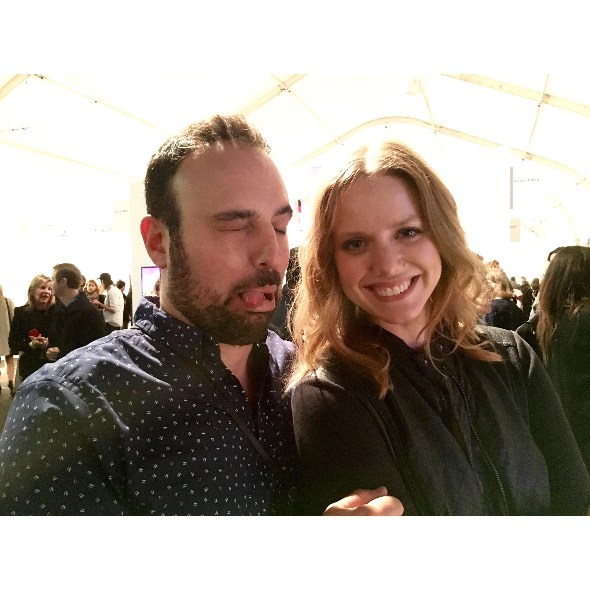 We met in 2015...this is one of our first photos as a couple. 2016.