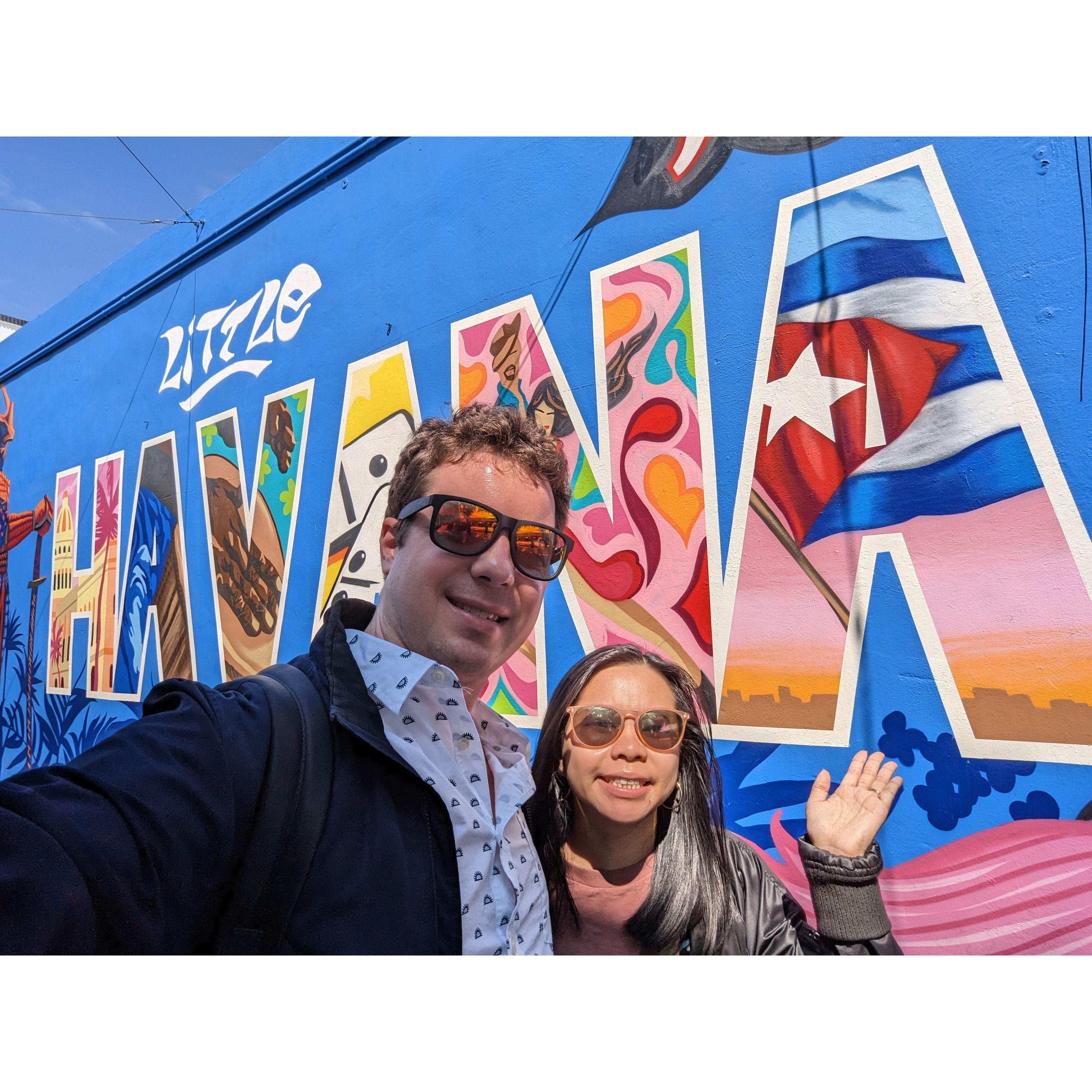 Our most recent trip to Miami. After many skiing trips over the years we decided we needed to visit somewhere hot.