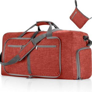 115L Foldable Travel Duffle Bag - Red