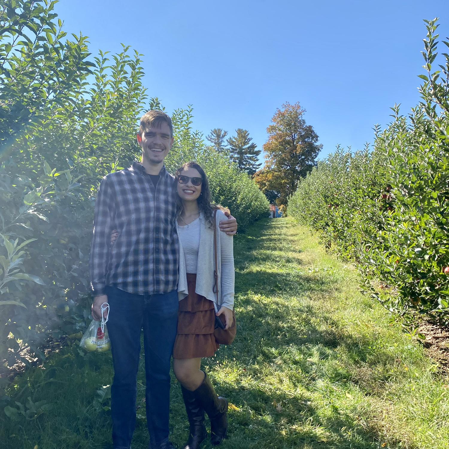 Apple picking - meeting Ariane’s friends on October 15th