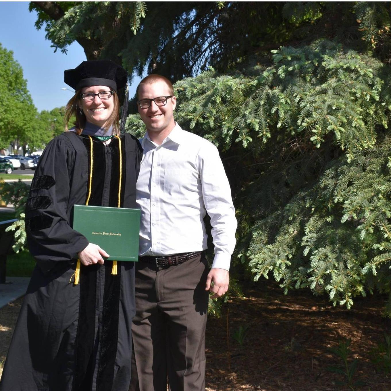 Paige's veterinary school graduation in 2017