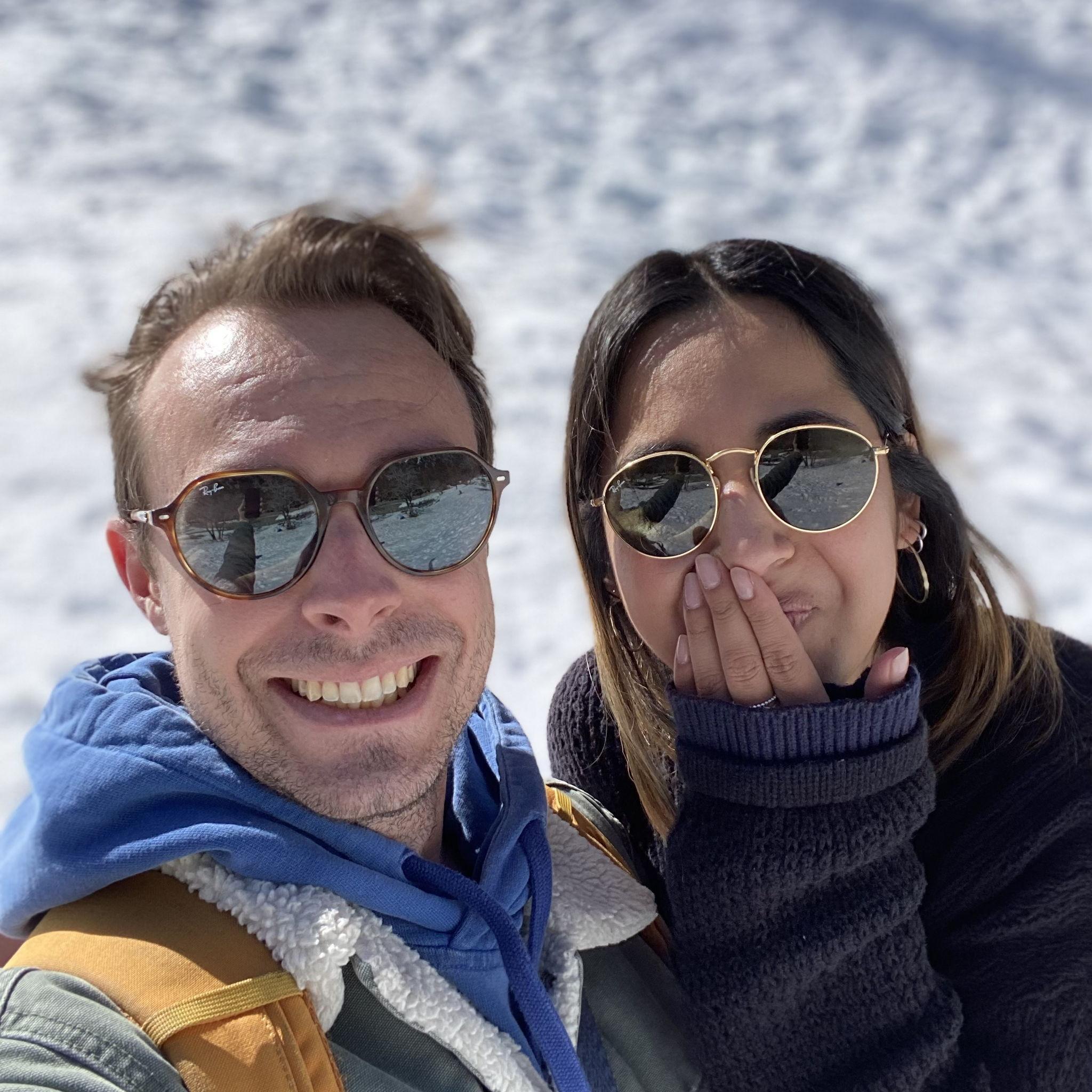 Big Bear in 2023! We weren't even officially boyfriend and girlfriend yet!