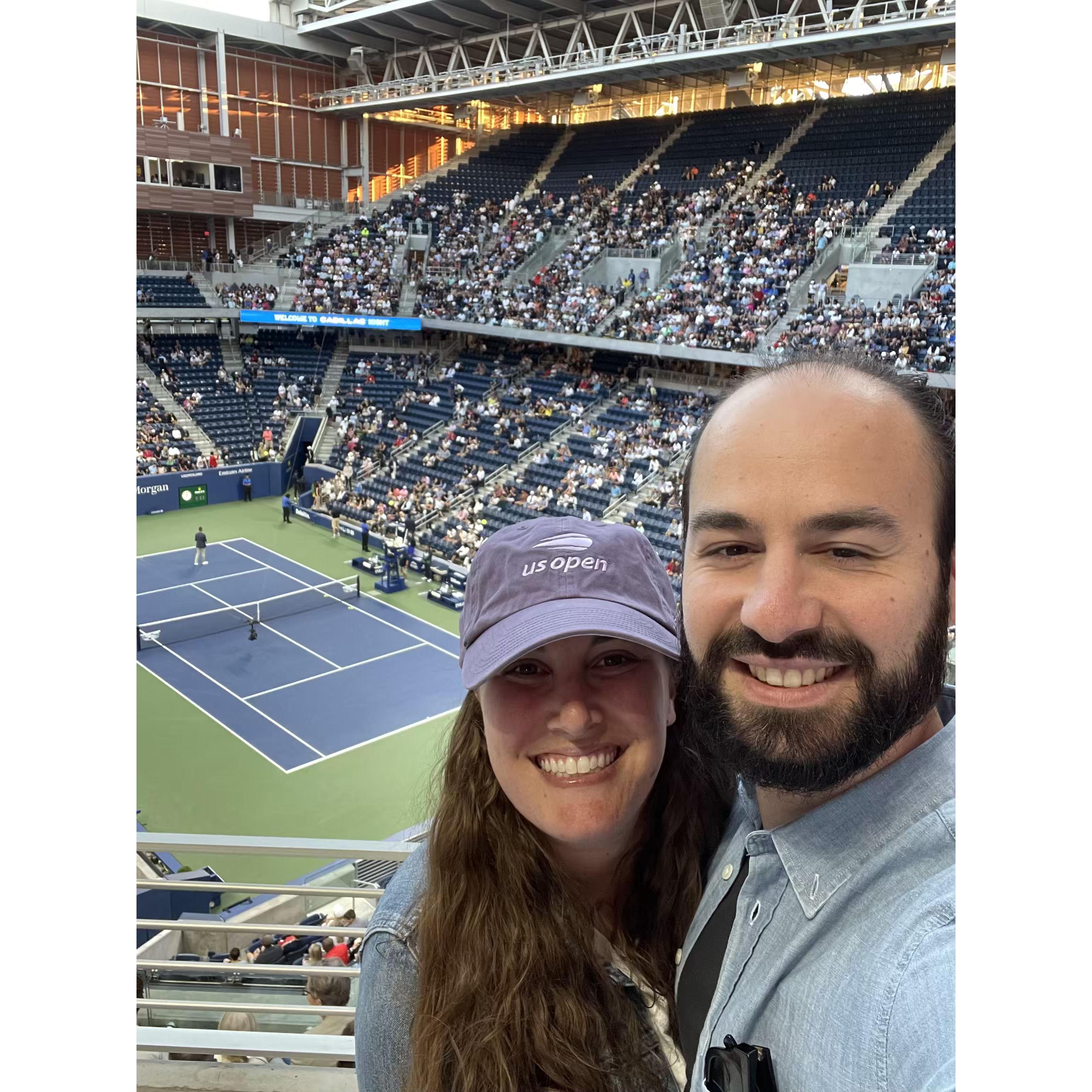 Watching Coco Gauff at the US Open!