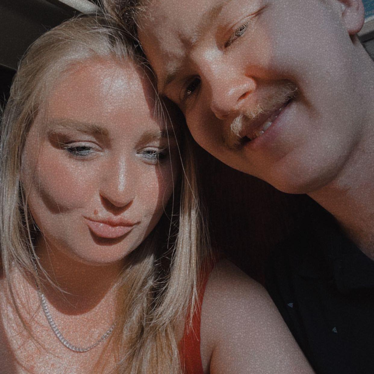 Our first train ride together
