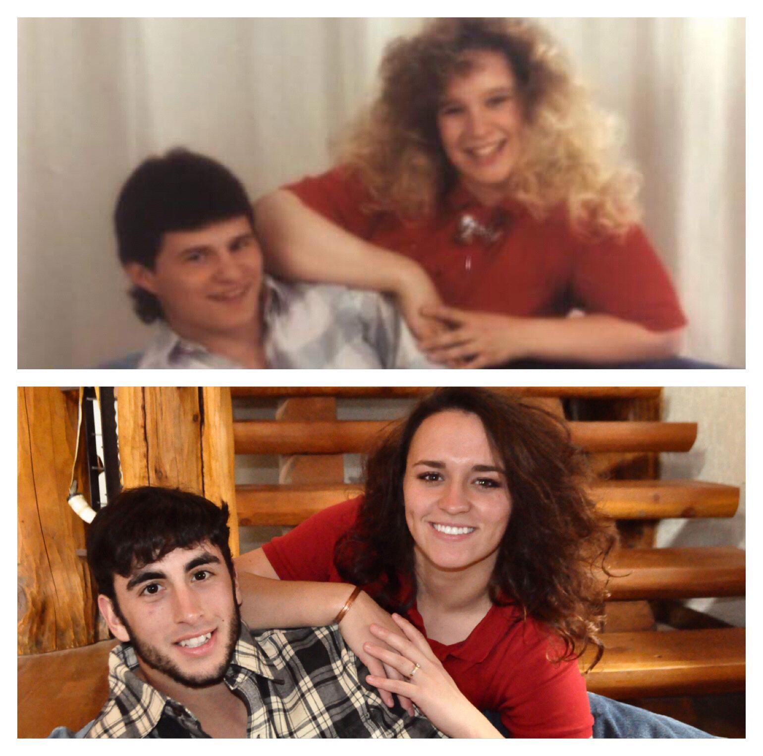 I think my parents had us beat.