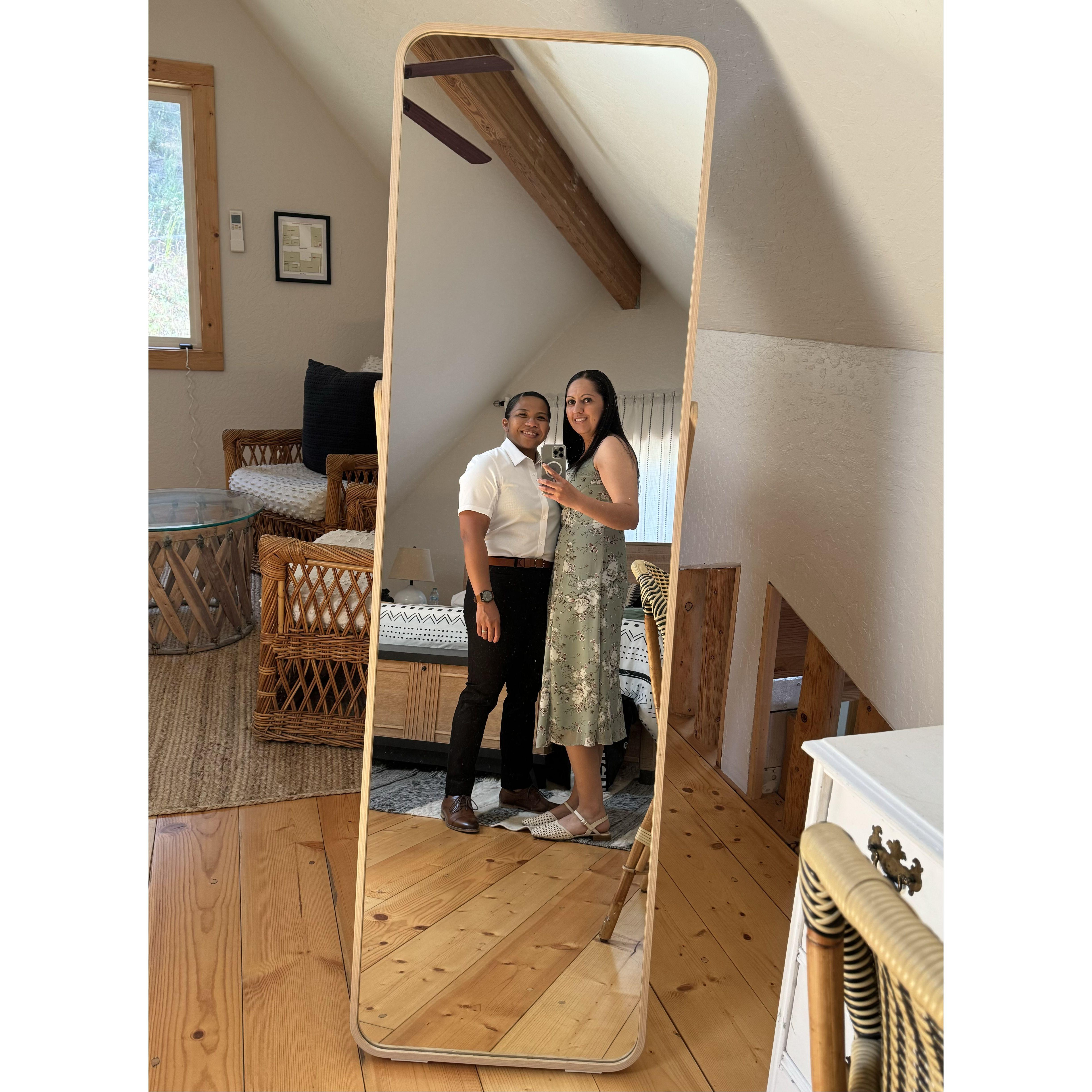 Our first semi-formal event... Getting ready for Velarde's Wedding.