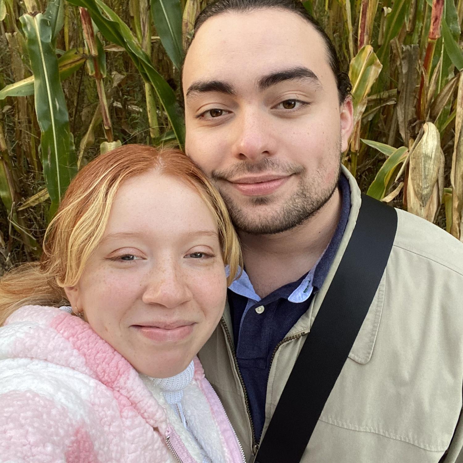 Corn maze in the morning cause we were too scared to do it at night
