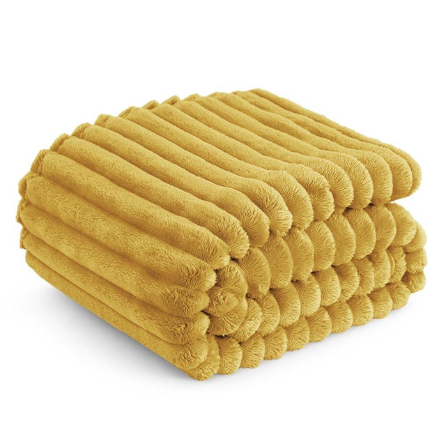 Bedsure Honey Fleece Blanket for Couch - Super Soft Cozy Twin Blankets for Women, Cute Small Blanket for Girls, 60x80 Inches