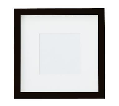 Wood Gallery Single Opening Frame - 5x5 (10x10 overall) - Black