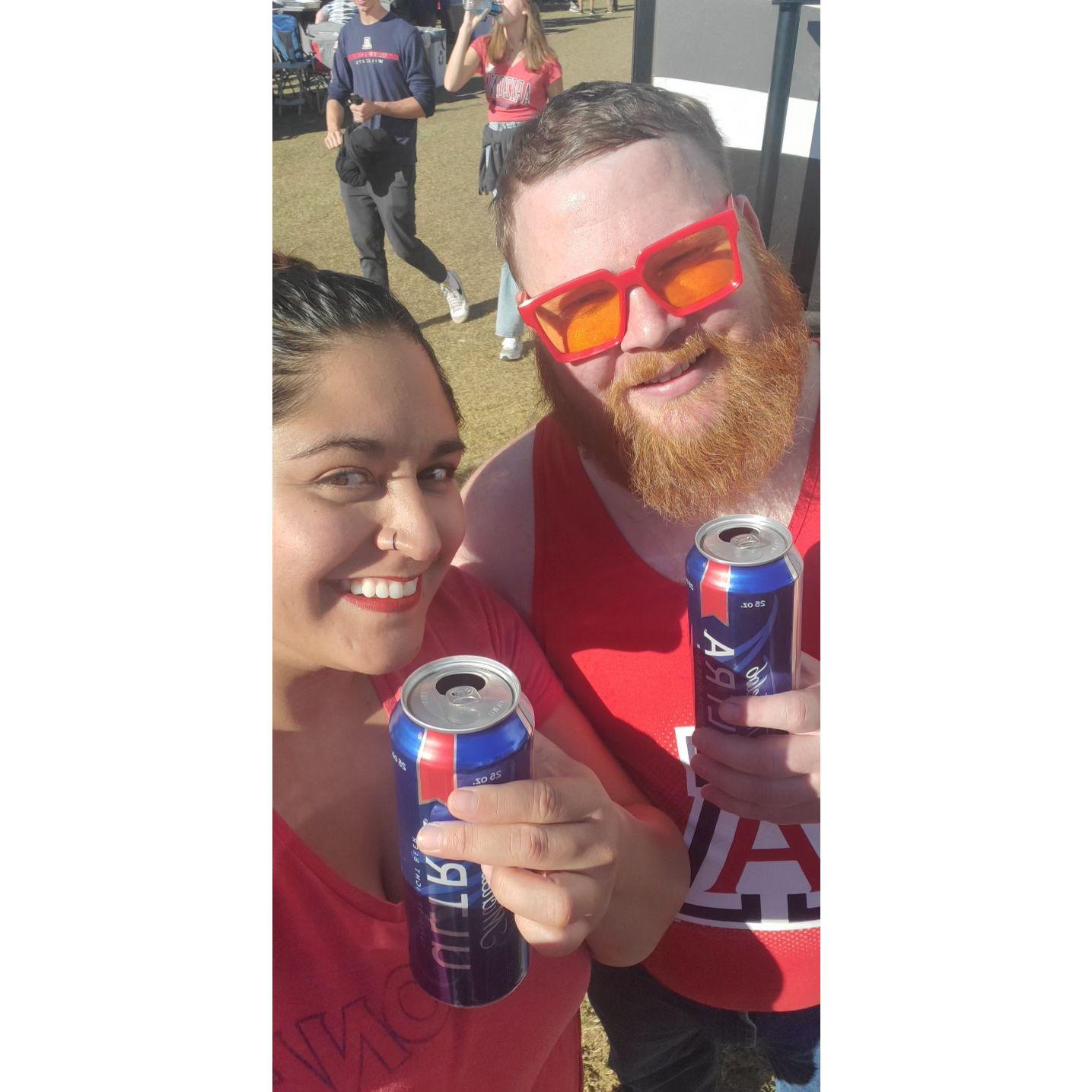 Tailgating an Arizona Wildcat game.