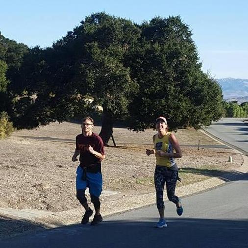 We have always been great running partners, even though Shaun is way faster that Clare :)
