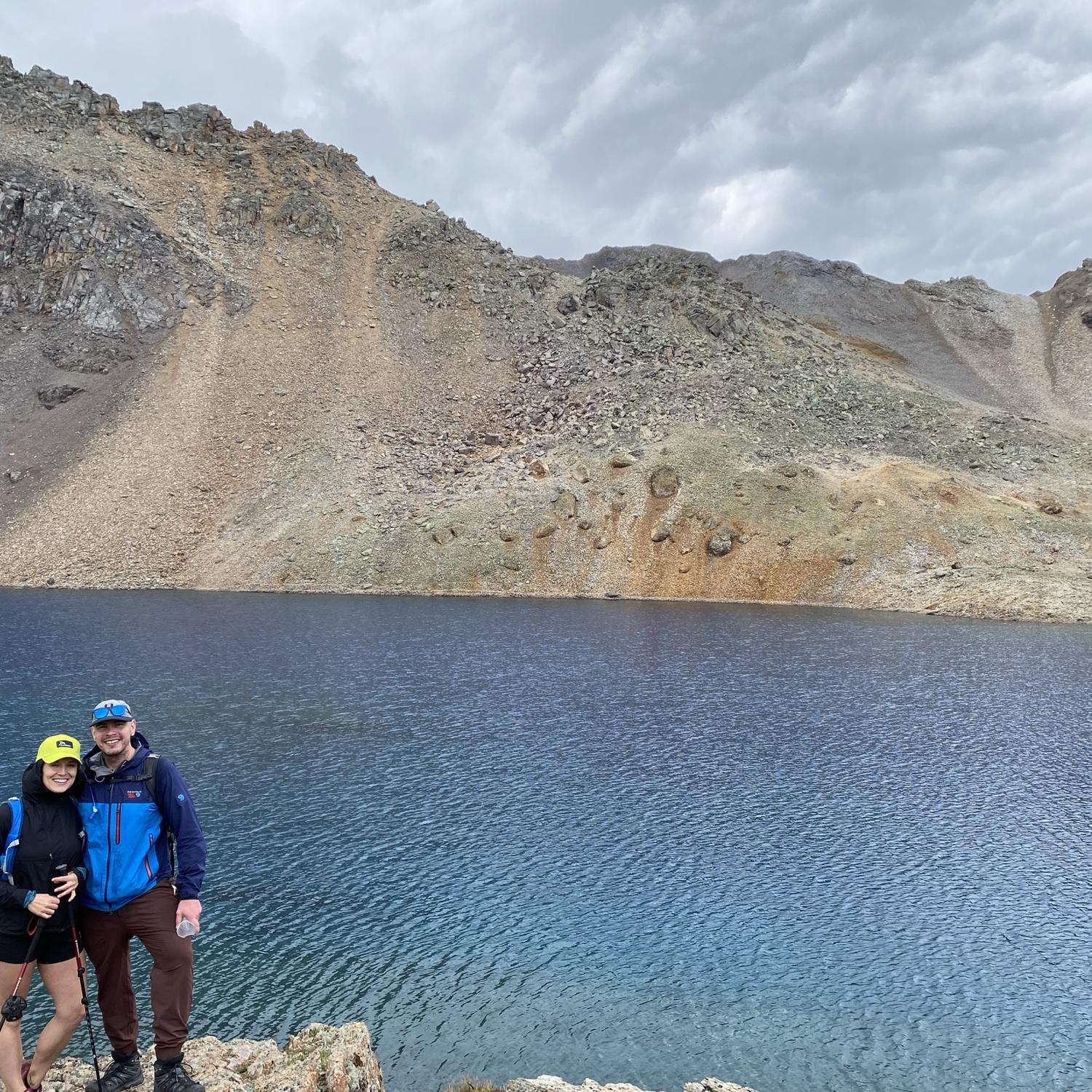 Blue Lake, 12,000ft summit in Silverton, CO. The San Juan Mountain Range. Drew’s 34th Bday.