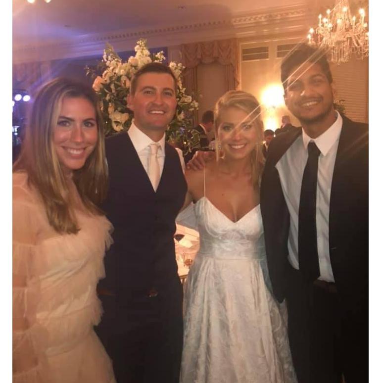 Celebrating Joey (groomsman) and Johnsie - our DC besties!