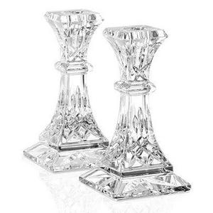 Waterford Gifts, Lismore Candle Holders 6", Set of 2