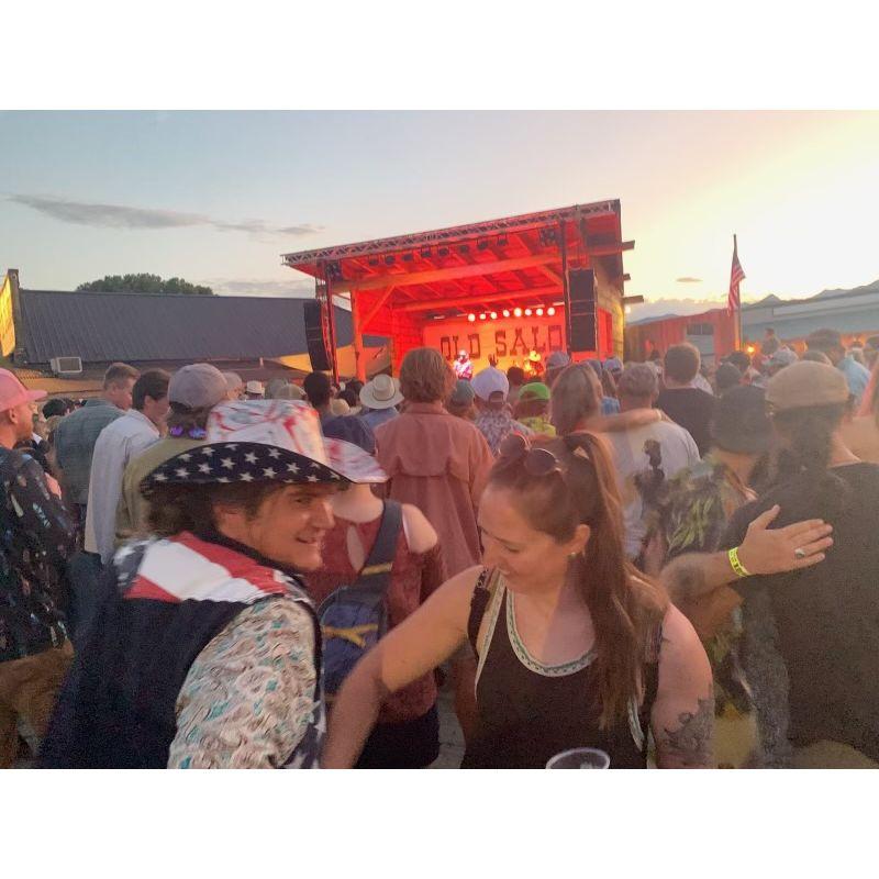 We love being silly and enjoying ourselves during concerts.