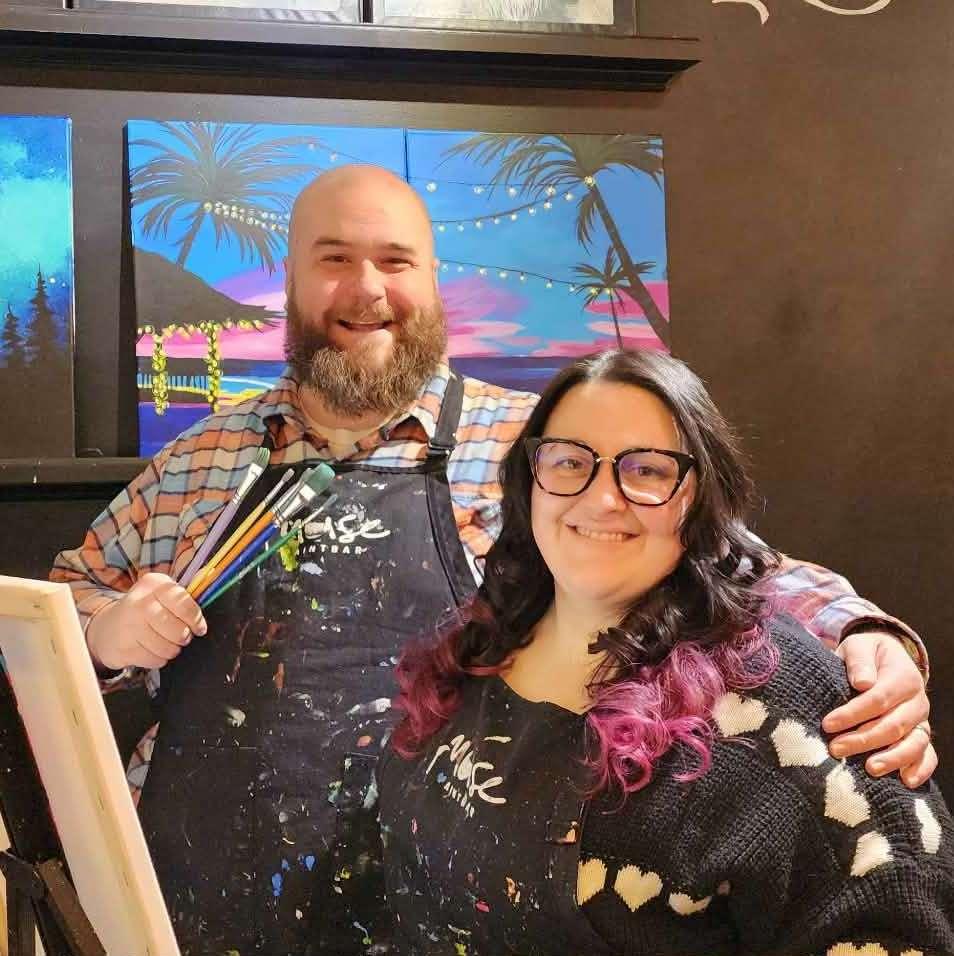 Painting a starry night in January