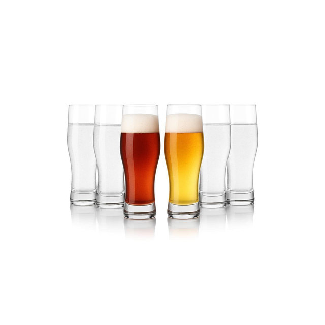 LEMONSODA Beer Belly Pilsner Glass 14oz - Set of 6