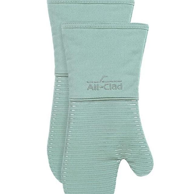 All-Clad Textiles Silicone Oven Mitt, 2 Pack, Rainfall, 2 Count