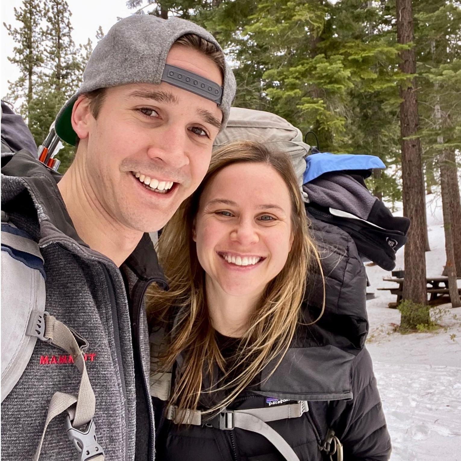1st snow camping together.