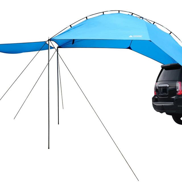 Leader Accessories Easy Set Up Camping SUV Tent/Awning/Canopy/ Sun Shelter Tailgate Tent Beach Tent Suitable For SUV Mini Van Campers RVs Waterproof With Adjustable Sunwall (78.7"x59")