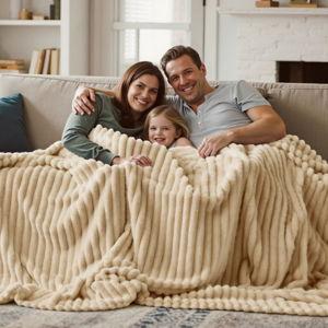 Joyfy Throw Blanket for Couch Bed Sofa Knitted Blankets Cozy Cute Soft Throw Blankets Home Room Decor Aesthetic Gifts for Women Mothers Birthday Gifts