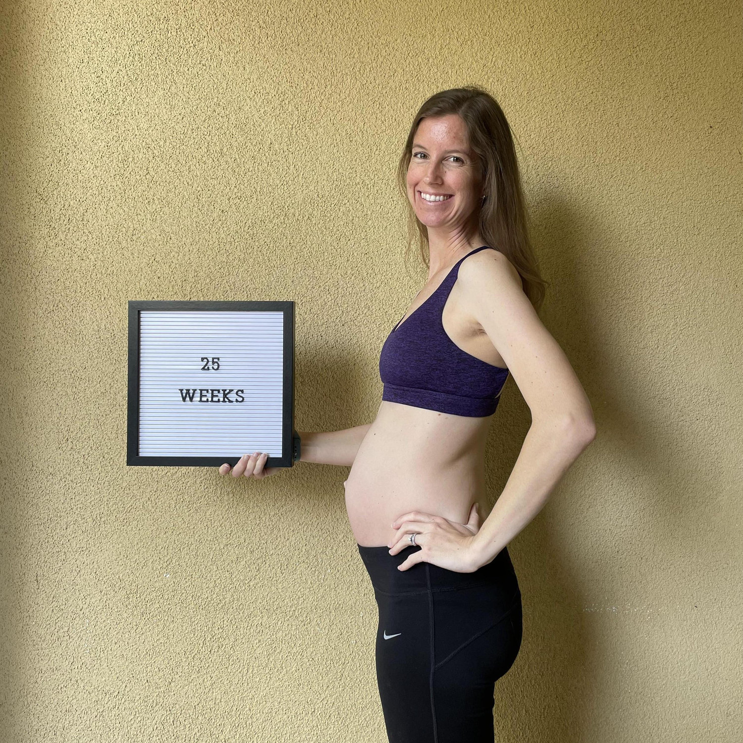 25 Weeks: The little guy is the size of an eggplant!