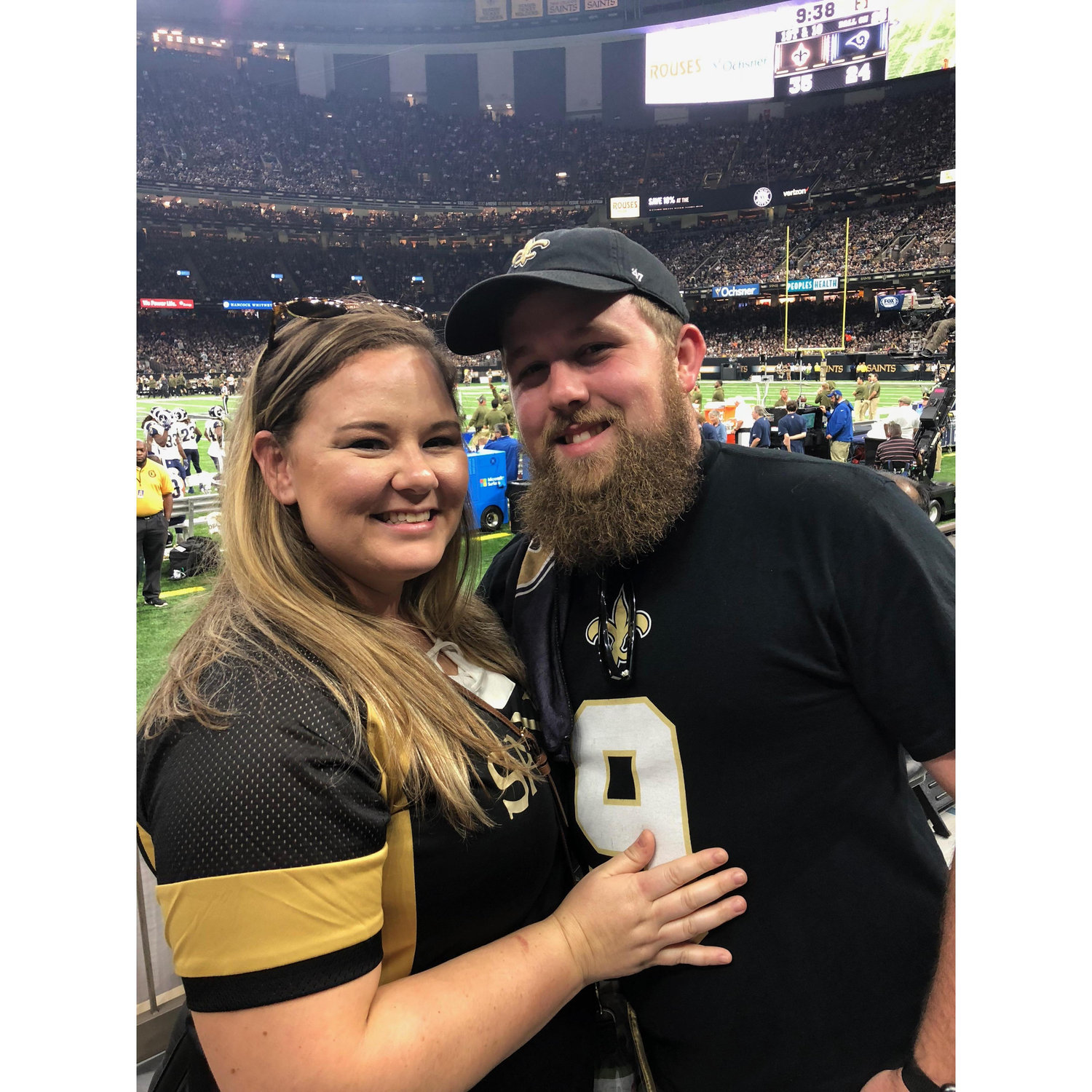Watching the Saints dominate!
