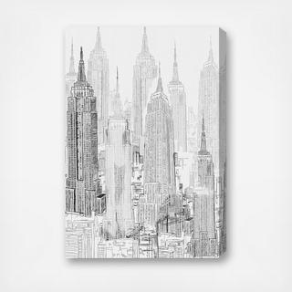 City Buildings Today Canvas Art