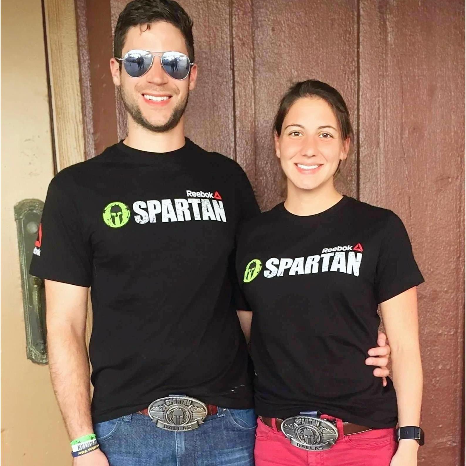2018 - These cheesy Texas-sized belt buckles are probably our hardest-earned trophies yet. We ran 35+ miles through deep Texas mud and battled over 60 obstacles to earn these bad boys in Fort Worth