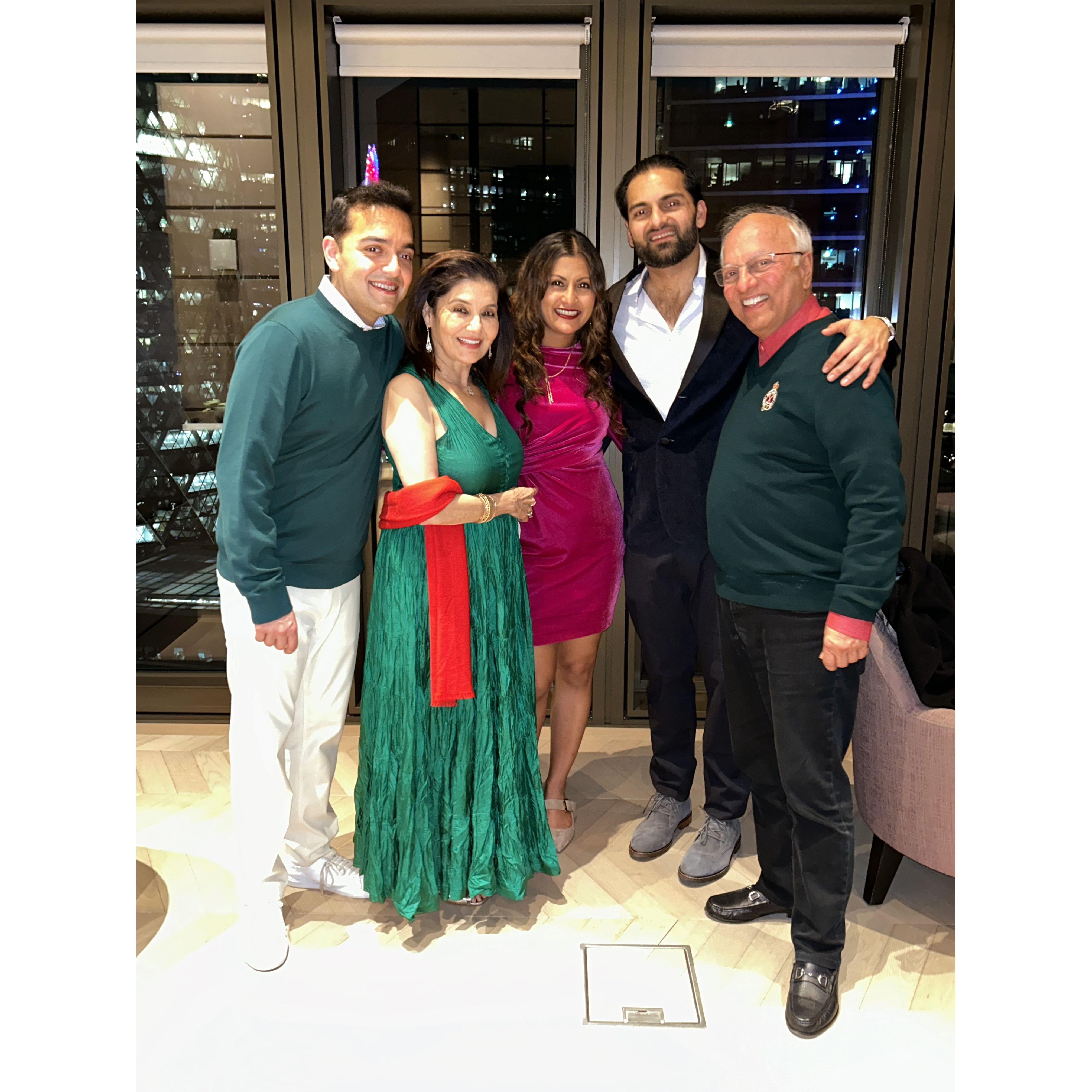 Thakkar Family Christmas in London