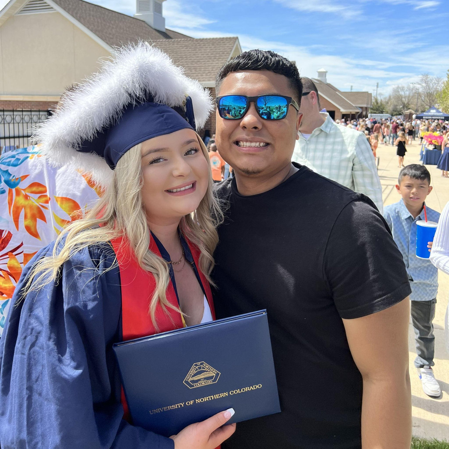 my UNC College Graduation for my Bachelor's Degree 2022