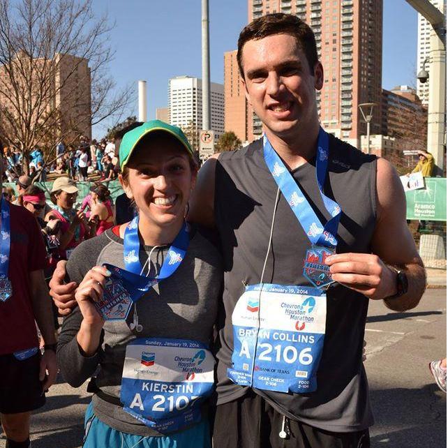 Our first marathon together