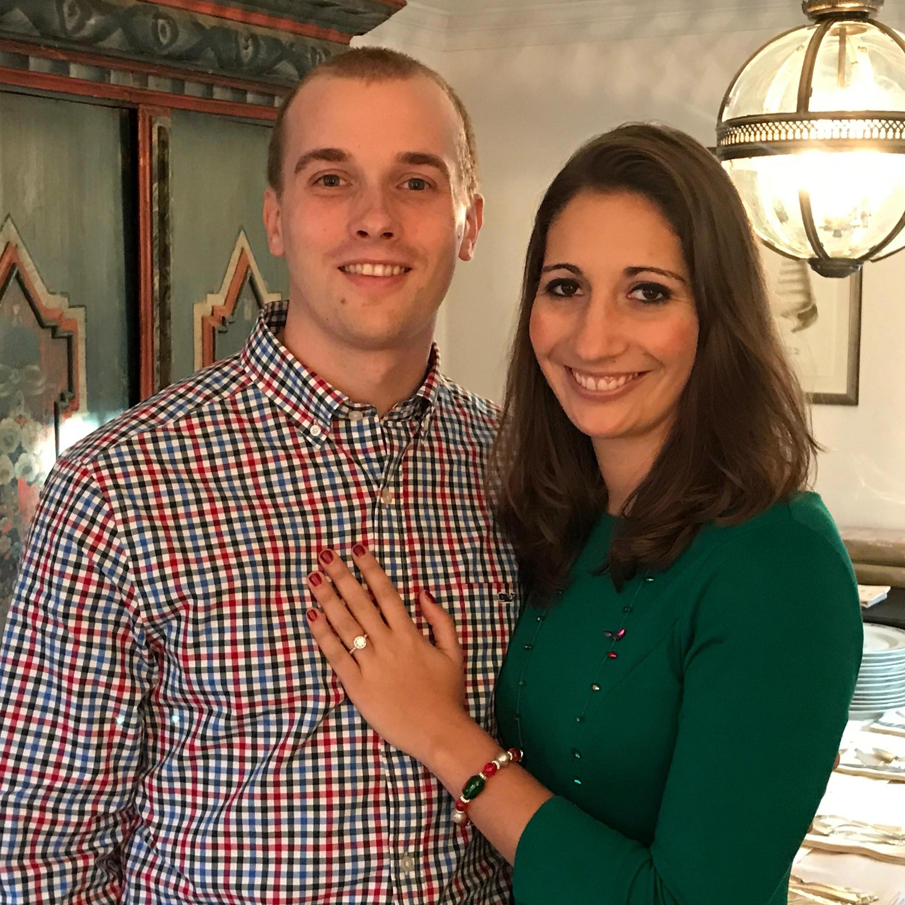 First Christmas as an engaged couple