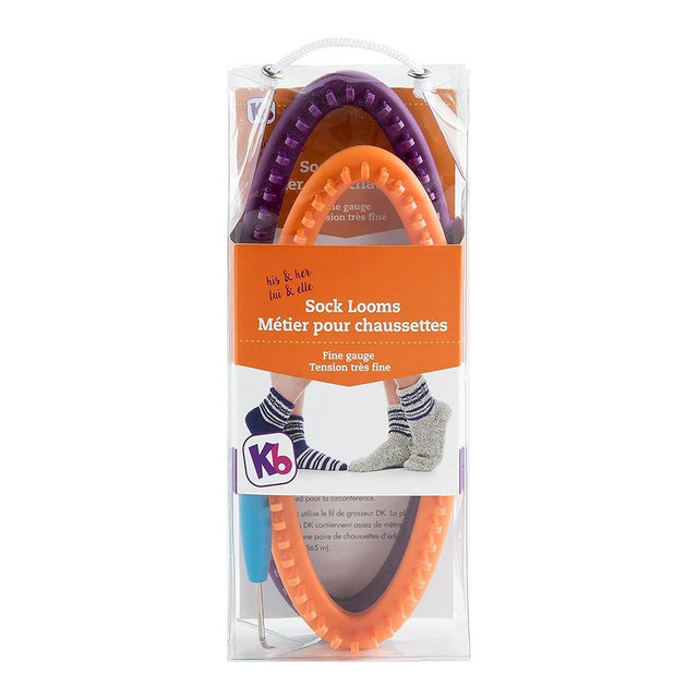 Authentic Knitting Board His & Her Sock Looms, fine Gauge