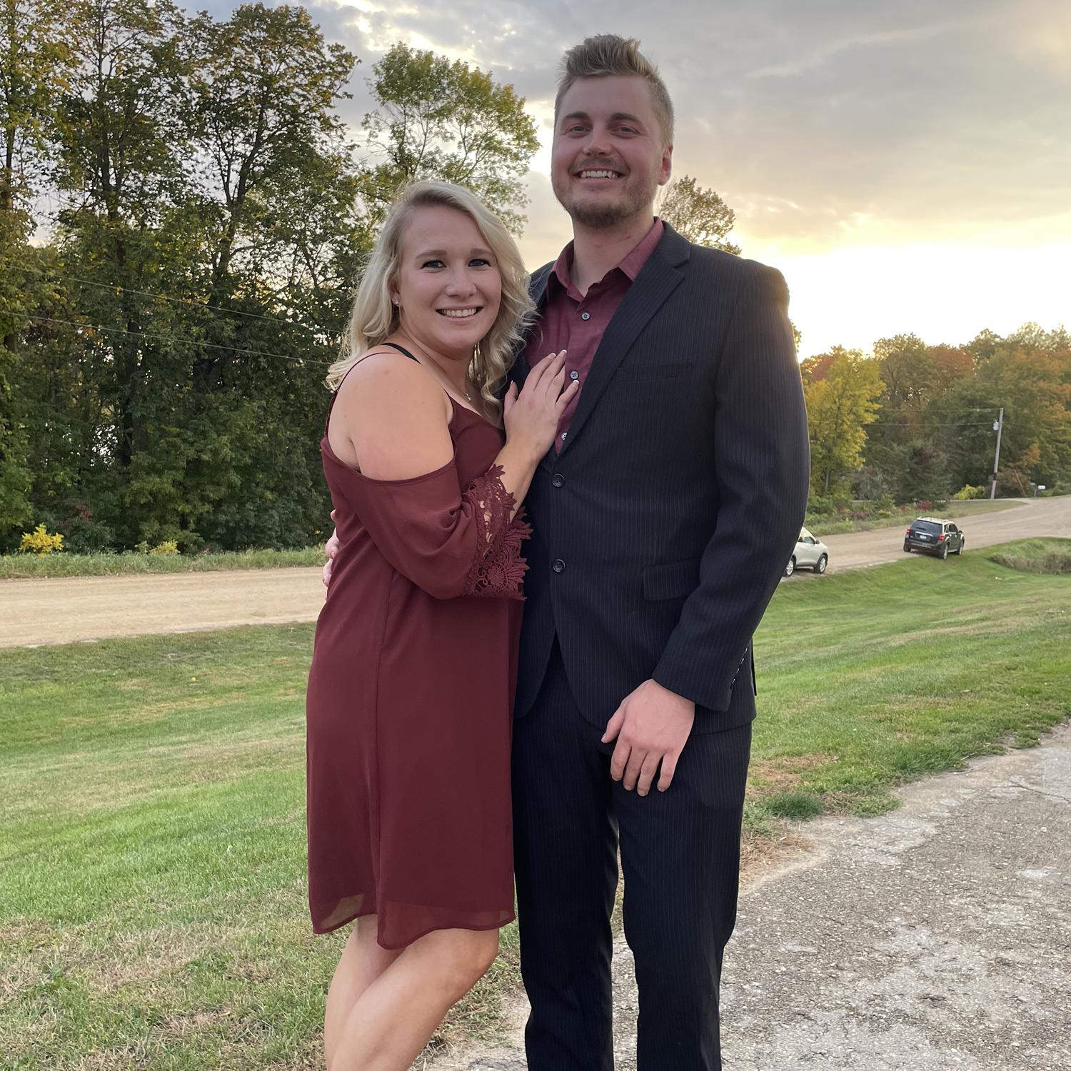 Our first wedding together!