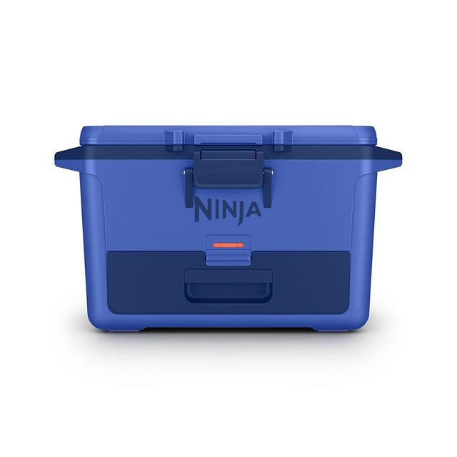 Ninja FrostVault 50qt Hard Cooler with Dry Zone | Integrated Fridge-Temp Dry Storage Drawer | Premium Heavy-Duty Insulated Cooler | Keeps Ice Cold for Days | Luminous Blue | FB151CY