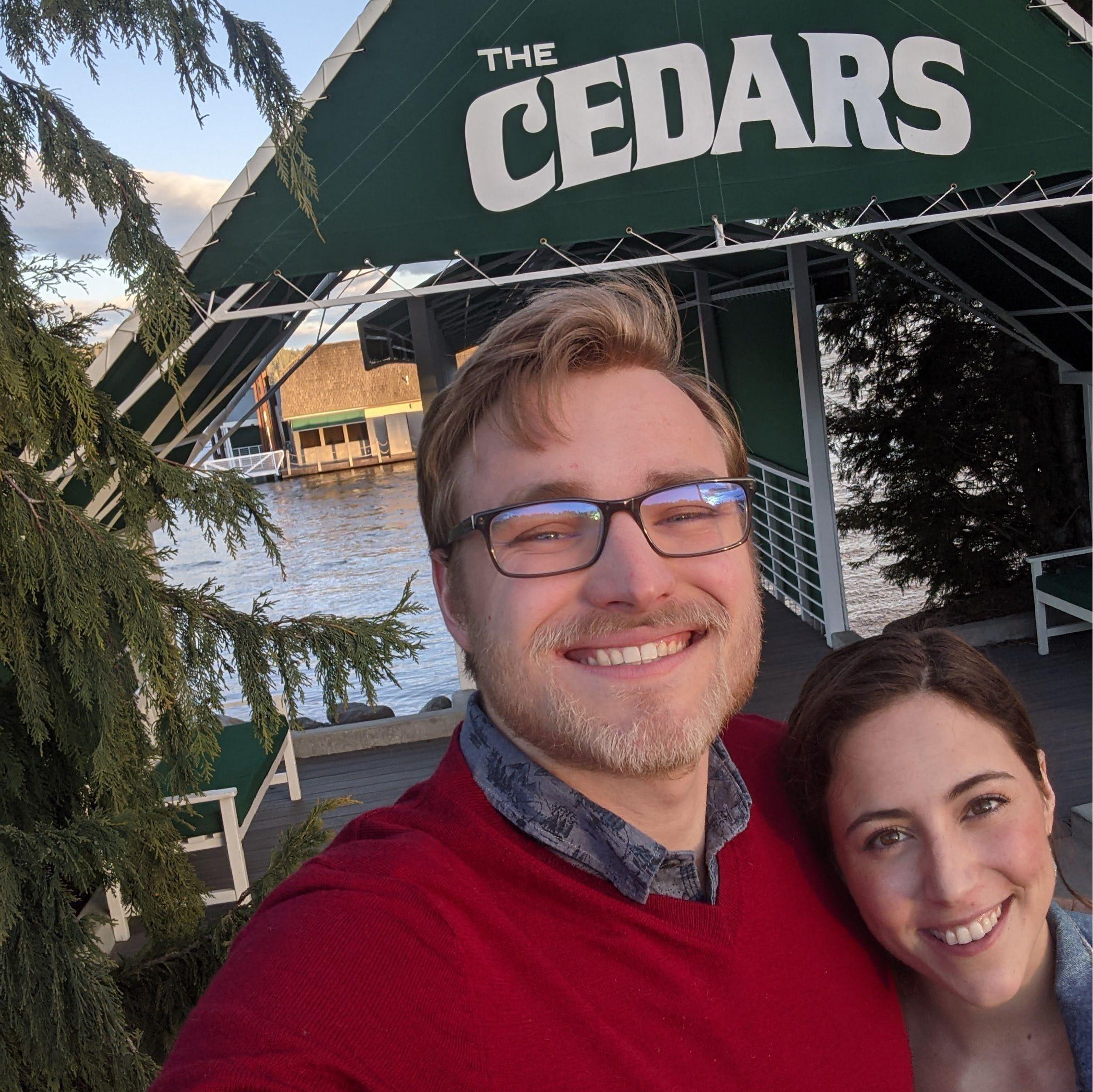 Our three-year anniversary dinner