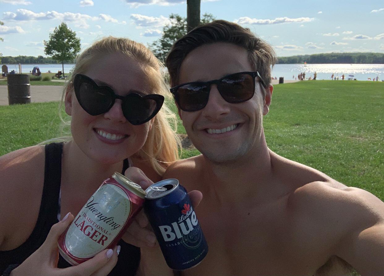 He likes Labatt, she likes Yuengling, a modern day romance