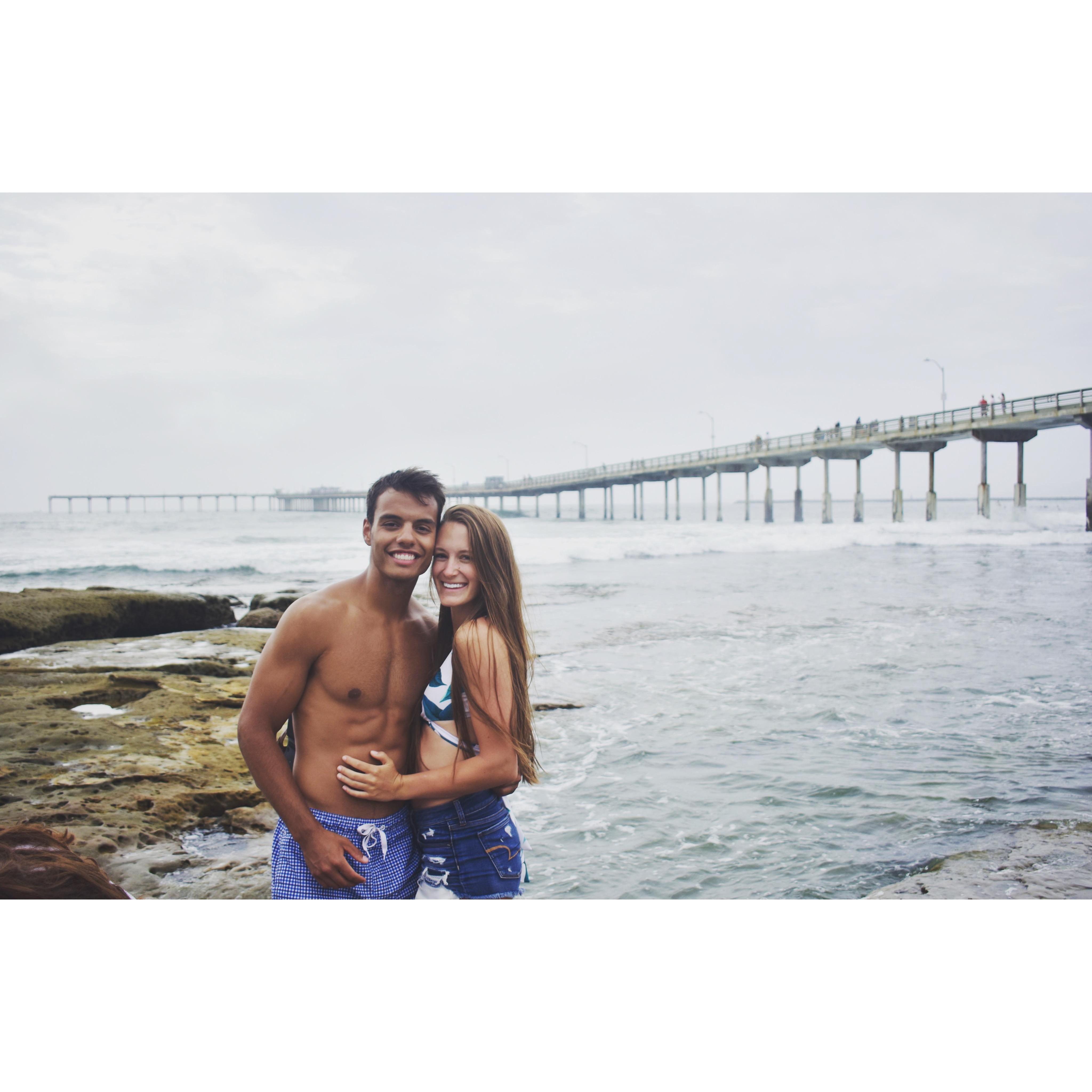 Our first trip together. We went to California on a friends trip!