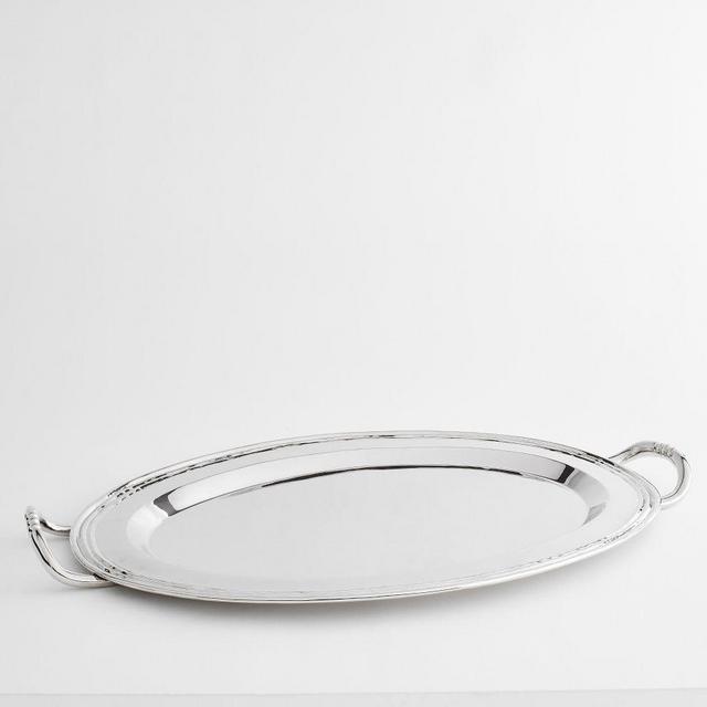 Heritage Silver Oval Turkey Platter