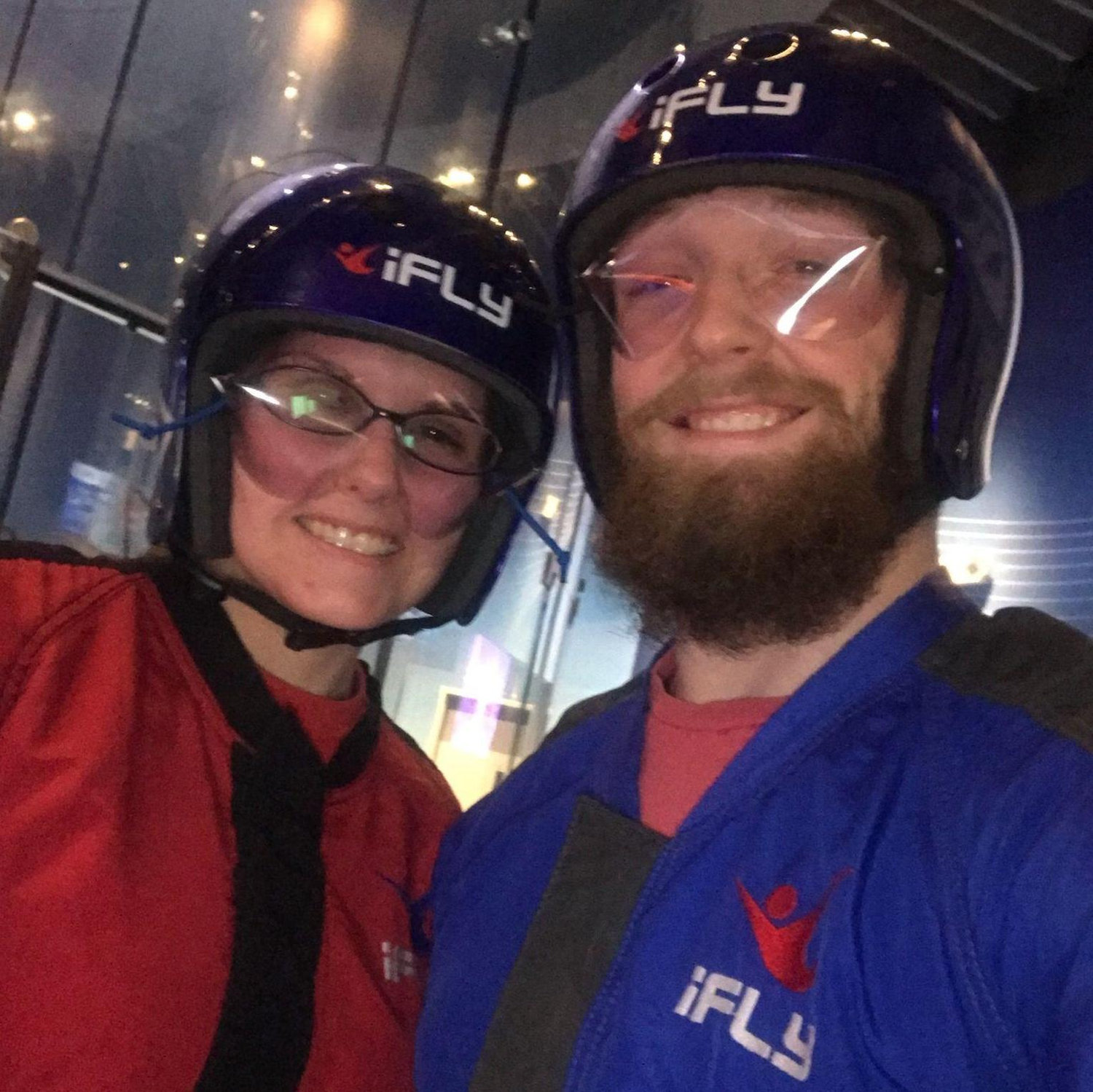 iFly indoor skydiving, January 2019