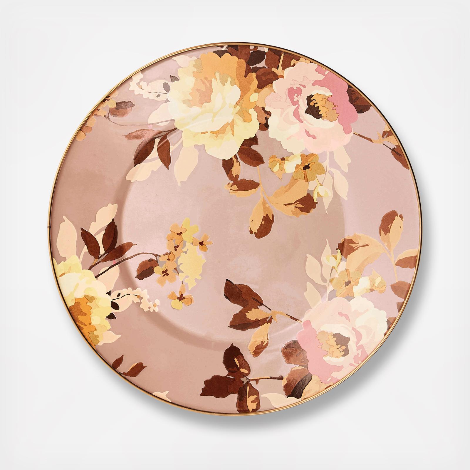 MacKenzie-Childs, Wild Rose Mauve Dinner Plate | Zola