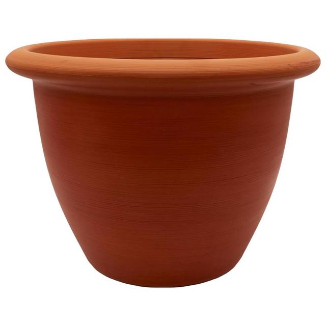 The HC Companies Sevilla Flower Planters - Outdoor & Indoor Planter - Round Self Watering Plant Pots for Herbs & More