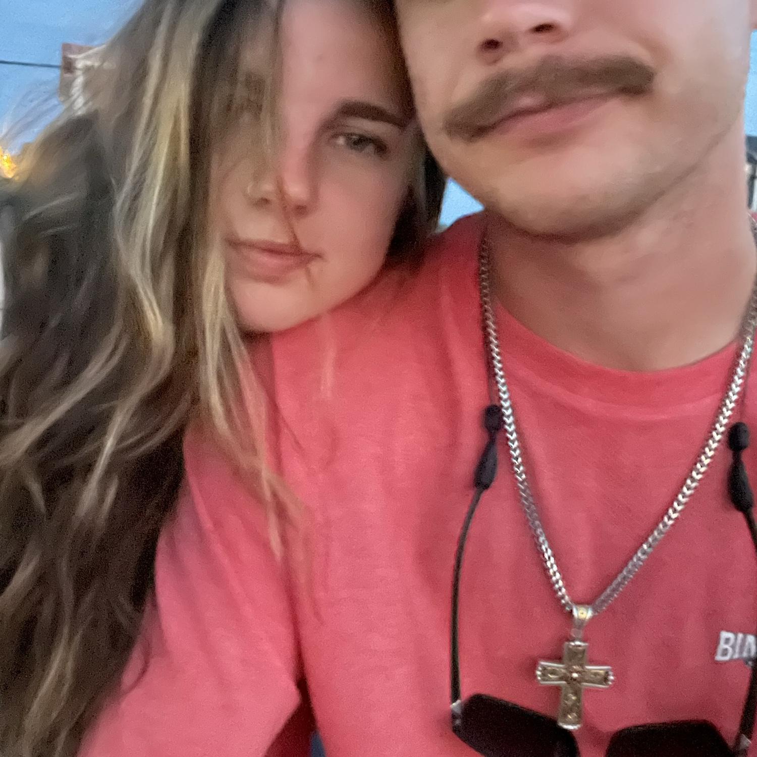 Our first Fourth of July -watching from surf city