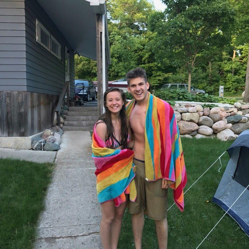 First 4th of July for Claire at the Schwandt family comfy cottage 2017 - a tradition for many years to come!