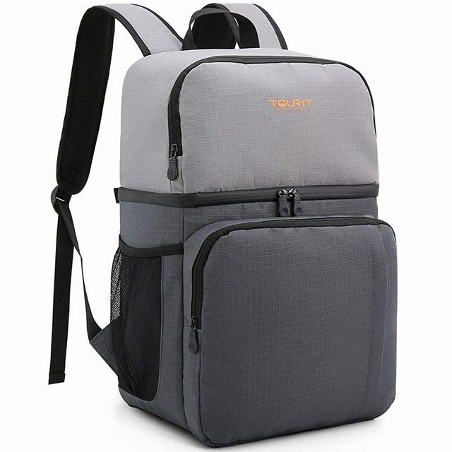 TOURIT Insulated Cooler Backpack Double Deck Light Lunch Backpack for Men Women to Work, Beach,or Day Trips